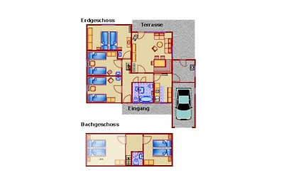 Ferienhaus mit grossem Garten und Biotop, HT...