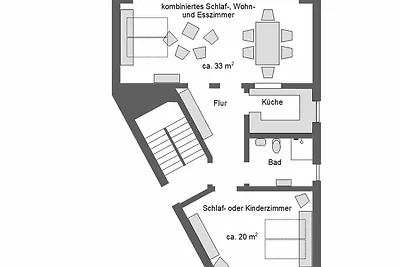 Ferienwohnung Obergeschoss