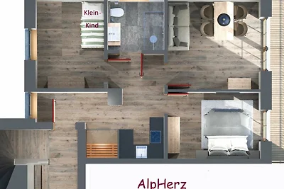 Ferienwohnung Alpherz für 2 Personen & Baby