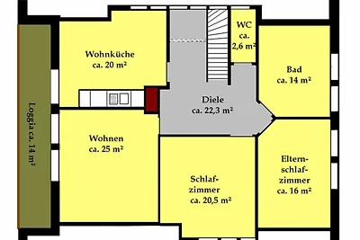 Ferienwohnung Am Kanal, 35606