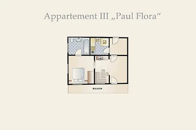 Ferienwohnung III PAUL FLORA Appartement ****