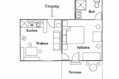 Ferienwohnung Falkenstein mit Bergblick und...