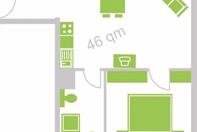 Ferienwohnung 3 - 46qm (2-4 Personen)