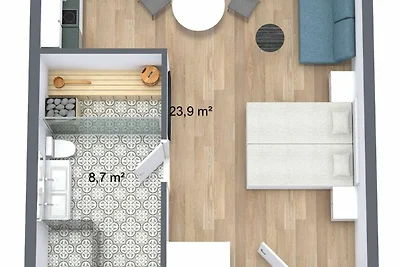 Comfort Apartment (mit Sauna)