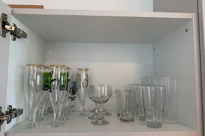 2-Raumferienwohnung m. Terrasse Koje für Vier