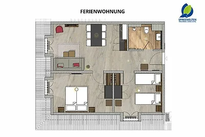Ferienwohnung im Gutshaus ohne Frühstück