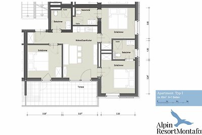 3.12 - Apartment Typ I im Alpin Resort Montaf...