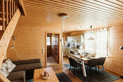 HAS-03 Holzblockhaus, 4-6 Pers., 65qm