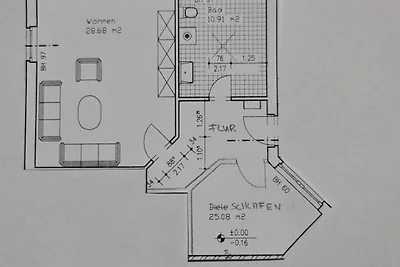 Fewo Luft mit Terrasse und Bio-Kamin