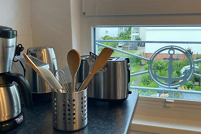 Leescher Bach mit seitlichen Ostseeblick