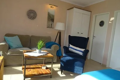 1-Raum FeWo 7, EG, 35m², Terrasse süd/west