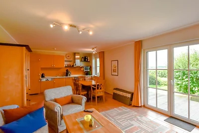 Fewo Boddenblick im EG - mit Blick auf den Br...