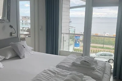 2-Raum FeWo II, 50m², 2.OG, Balkon, Meerblick