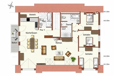 Appartement 5 / 150 m²