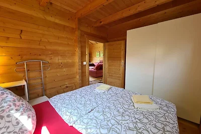 A10: 3-Raum-Holzhaus Bine mit Kamin, Terrasse...