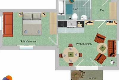 2-Zimmer-Apartment - B31