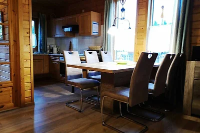 HAS-25 Holzblockhaus, 4 Pers., 65qm, HT
