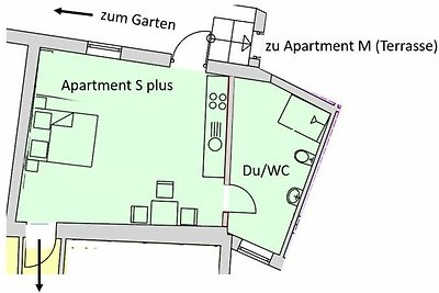 Apartment S plus (1-2 Pers./ab 2 Nächte)