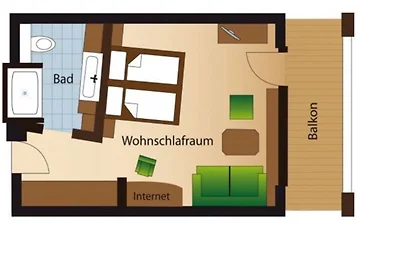 Orgänic Einzelzimmer