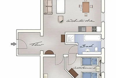 Vakantieappartement Gezinsvakantie Grubnow
