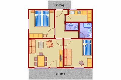 Ferienhaus (1) für 6 Pers.