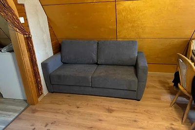 Finnhütte mit Schlafboden