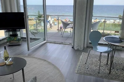 2-Raum FeWo II, 50m², 2.OG, Balkon, Meerblick