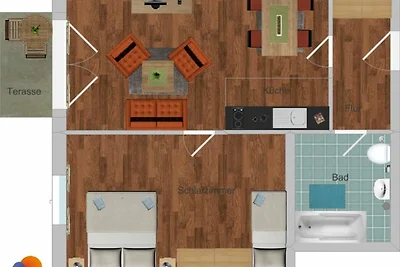 2-Zimmer-Apartment - B12