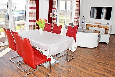 Ferienhaus zum Boddenstrand mit Kamin