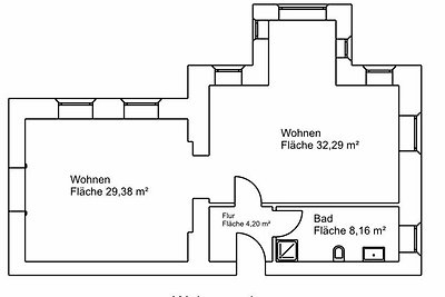 Appartement 1 - Alleeblick (2Räume)