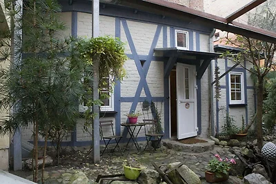 Kleinstes Ferienhaus Stralsunds mit Hochbett ...