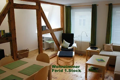 Haus bis 9 Pers., über 2 Etagen, Innenhof