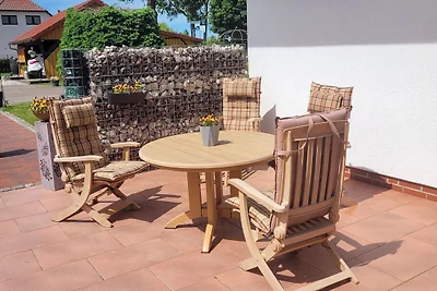 25 qm Einraum-Ferienzimmer mit Terrasse