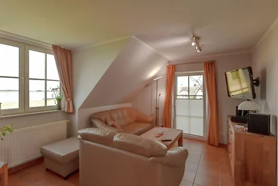 Fewo Boddenblick im OG - mit Blick auf den Br...