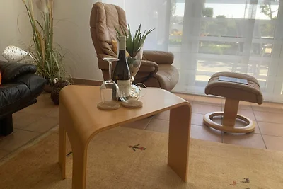 3-Raum FeWo I, 70m², EG, Terrasse, Meerblick