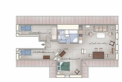 Ferienwohnung 8 für 4 Personen mit schönem...