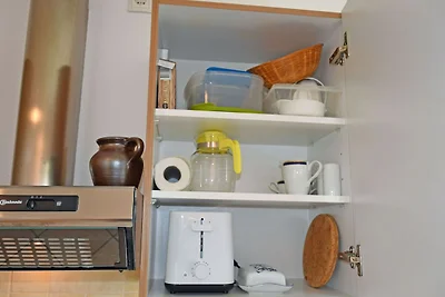 2-Raumferienwohnung m. Terrasse Koje für Vier