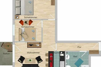 Appartamento Vacanza con famiglia Kühlungsborn