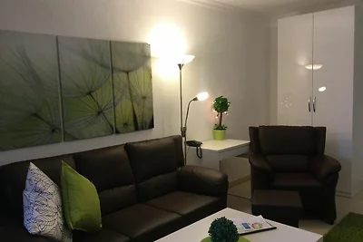1-Raum-Appartement mit Gartenblick (u.a. App.