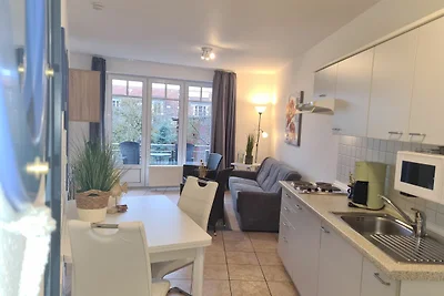 A9: Seeblick 2-Raum-Fewo (34m², max. 3 Pers.)