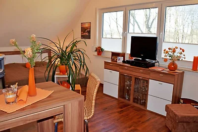 Ferienhaus Regenbogen mit Kamin und Terrasse