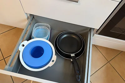 2-Raumferienwohnung m. Terrasse Koje für Vier
