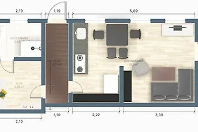 Lütt Haven-Ferienwohnung Sonnenhut