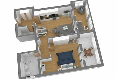 07 Ferienappartement Ummanz mit Balkon