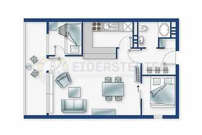 Wohnung 135 Studio am Meer (ID 078)