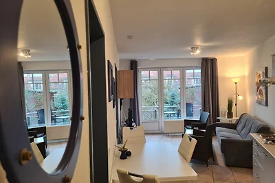 A9: Seeblick 2-Raum-Fewo (34m², max. 3 Pers.)