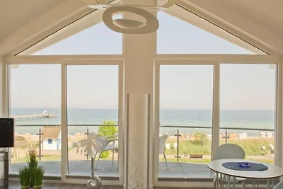 2-Raum FeWo II, 50m², 2.OG, Balkon, Meerblick