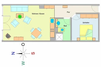 Meeresblick Whg. 2.28