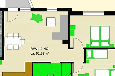Appartamento Vacanza con famiglia Schwerin