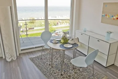 2-Raum FeWo II, 50m², 2.OG, Balkon, Meerblick